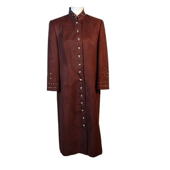 KB Stella Louise Roy Faux Suede Studded Coat - Picture 11 of 11